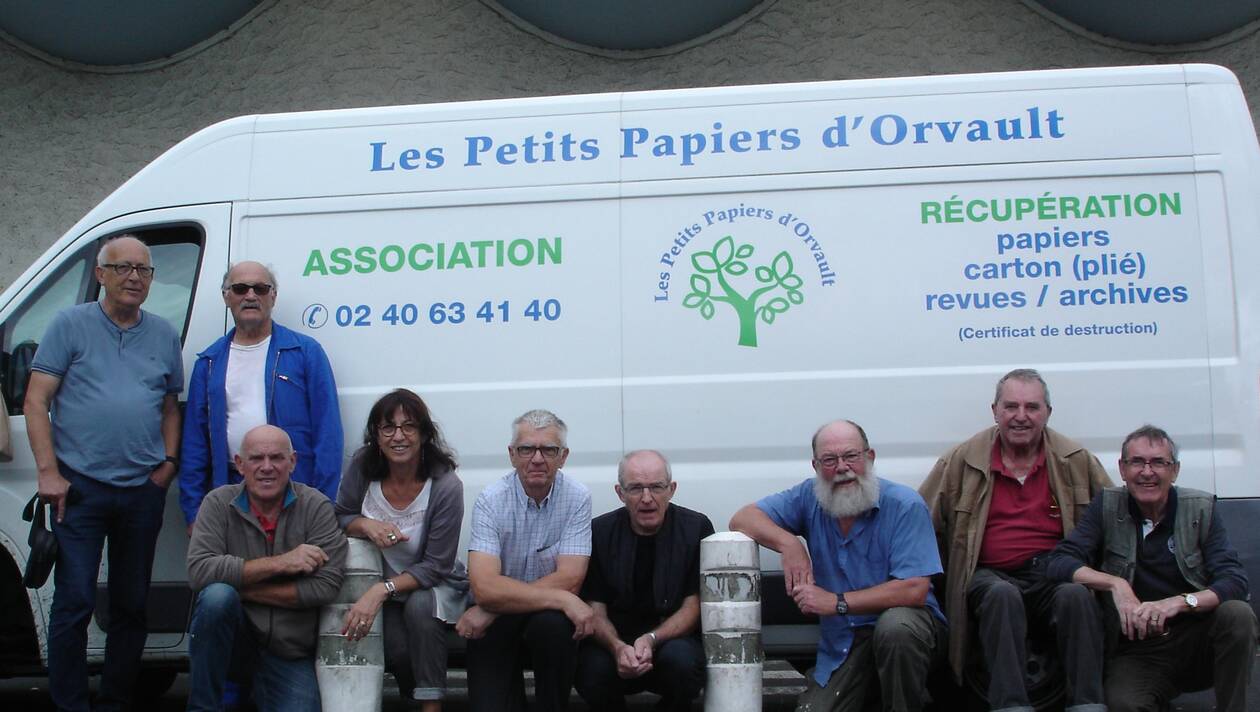 L'association Les Petits Papiers d'Orvault collecte nos papiers