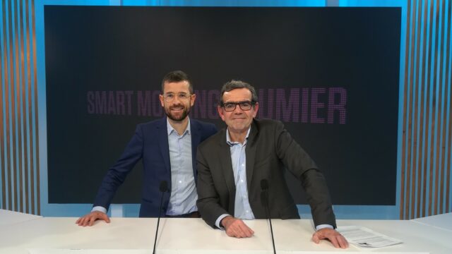 Seyos sur le plateau de B SMART